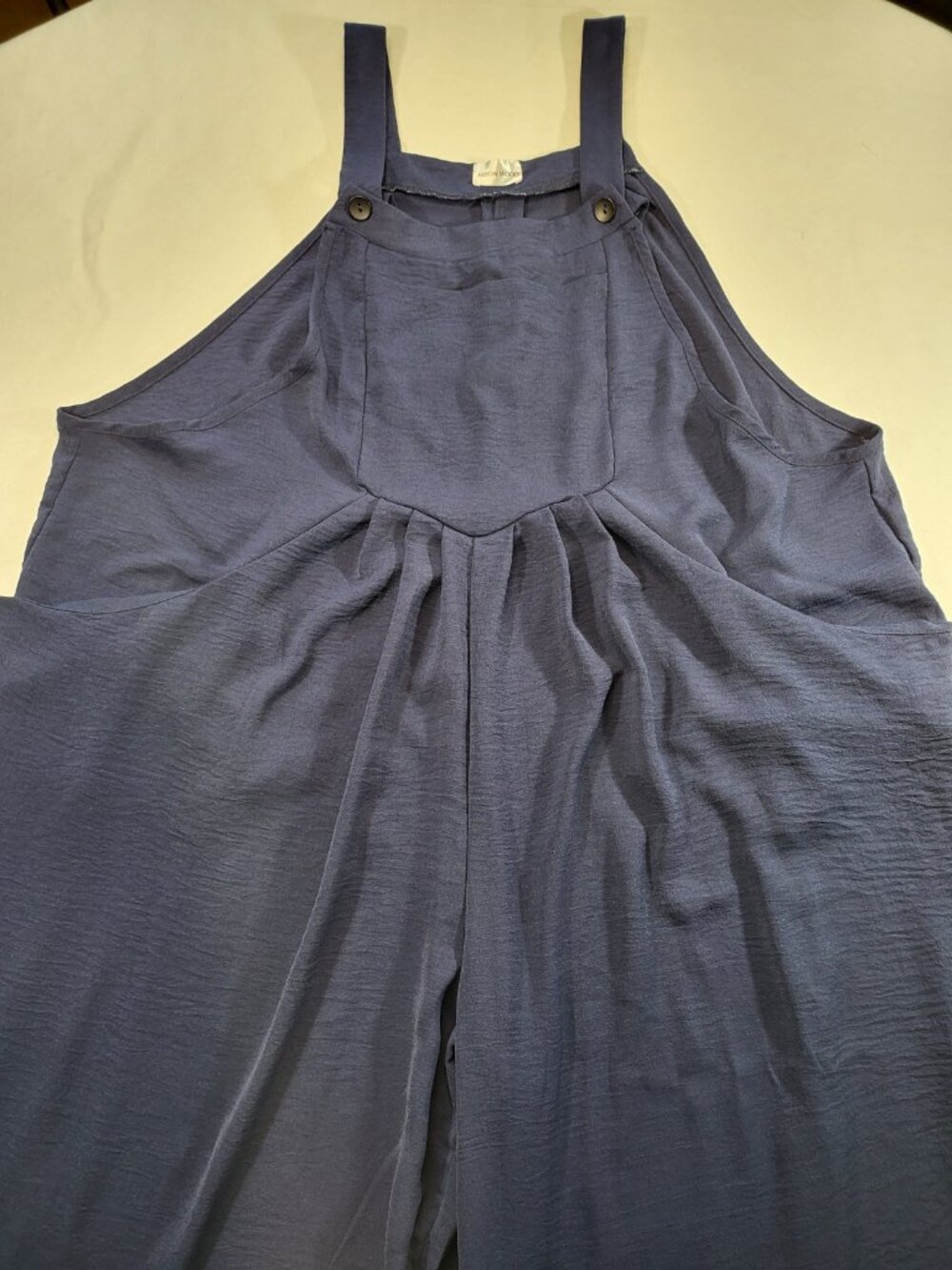 Moon Wood Sleeveless Wide‑Leg Jumpsuit – Women’s Size [2XL] – Navy Blue‎